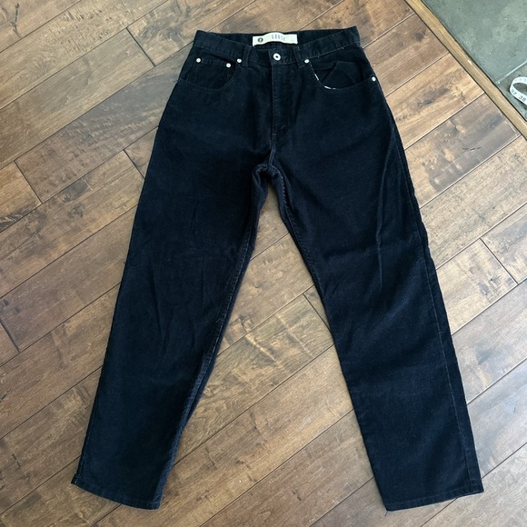 Vintage Y2K Black Corduroy Loose Fit  Men's 32x30 90s‎ 2000s Grunge Streetwear - Picture 1 of 12